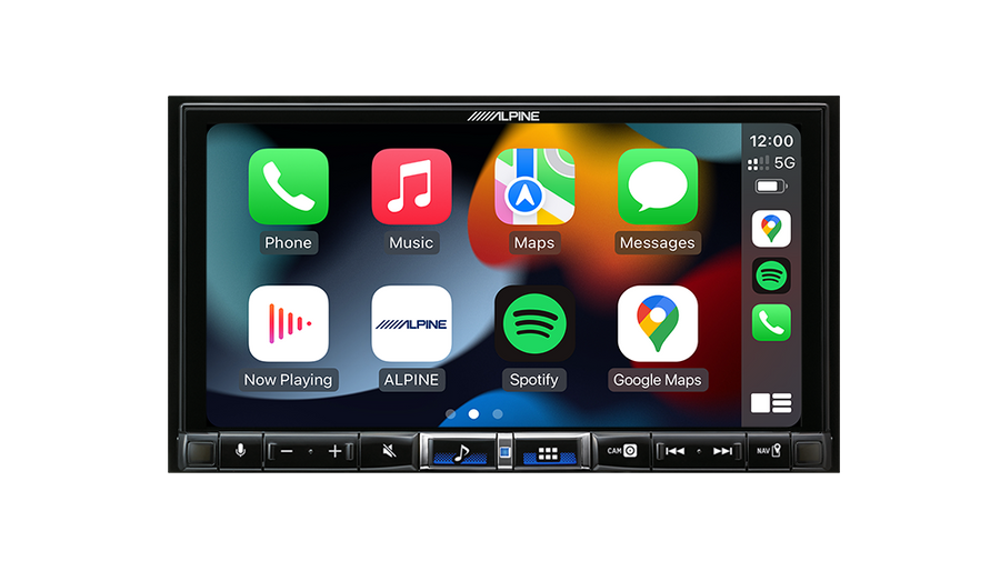 Alpine 7” High-Res Audio Receiver with Wireless Apple CarPlay / Wireless Android Auto / HDMI / USB / Dual Camera / Bluetooth / Hi-Res Audio Wireless // DAB+ – Suitable for VE Commodore Series-1 Commodore-VES1G4-507A