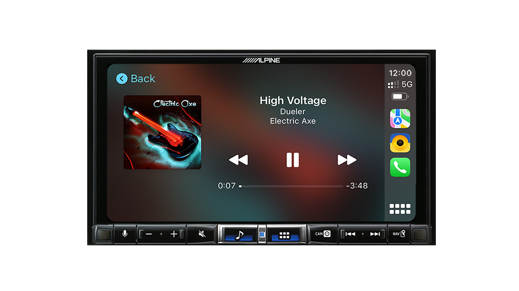 ALPINE 7” High-Res Audio Receiver with Wireless Apple CarPlay / Wireless Android Auto / HDMI / USB / Dual Camera / Bluetooth / Hi-Res Audio Wireless // DAB+ – Suitable for VE Commodore Series-1 Commodore-VES1G4-507A
