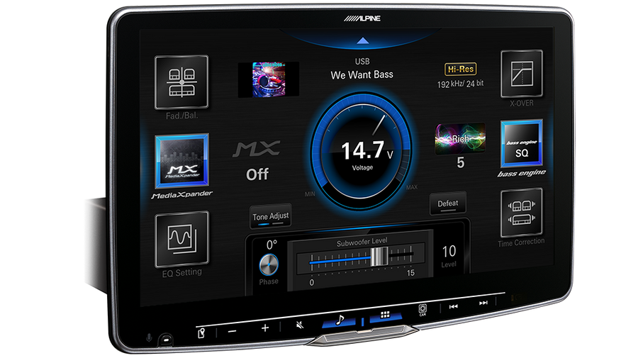 Alpine Halo11 11” High-Res Audio Receiver with Wireless Apple CarPlay / Wireless Android Auto / HDMI / USB / Dual Camera / Bluetooth / Hi-Res Audio Wireless // DAB+-VES1G4-F511A