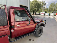 Fatz Fabrication HDJ70 Series RH Snorkel. Powder coated Satin Black. Suit Factory Airbox. Additional adaption kit included.  -FFHDJ-SNRH-SPC-FAB