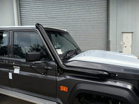 Fatz Fabrication MY24 ON VDJ70 RH Snorkel. RAM Head, Powder coated Satin Black. Suit 325