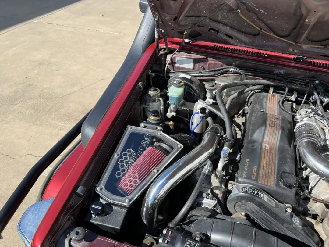 Fatz Fabrication HDJ70 Series Plumbing Kit to 3.5" Forward facing turbos. -FFHDJ-PL350-KT