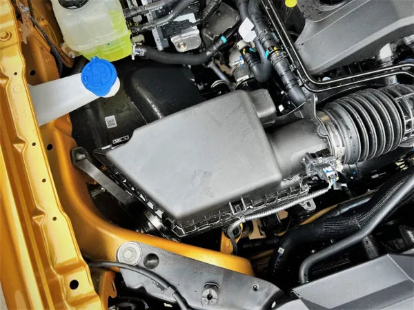 FATZ FABRICATION RA FORD RANGER SHORT ENTRY RAM HEAD SNORKEL. POWDER COATED TEXTURE BLACK. SUIT FACTORY AIRBOX INLET. INCLUDES WASHER BOTTLE.-FFRA-SNRH-RM-TPC-FAB