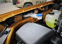 FATZ FABRICATION RA FORD RANGER SHORT ENTRY RAM HEAD SNORKEL. POWDER COATED TEXTURE BLACK. SUIT FACTORY AIRBOX INLET. INCLUDES WASHER BOTTLE.-FFRA-SNRH-RM-TPC-FAB