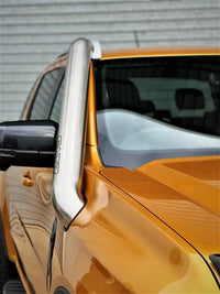 FATZ FABRICATION RA FORD RANGER SHORT ENTRY RAM HEAD SNORKEL. POWDER COATED TEXTURE BLACK. SUIT FACTORY AIRBOX INLET. INCLUDES WASHER BOTTLE.-FFRA-SNRH-RM-TPC-FAB