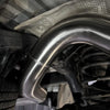 Fatz Fabrication 300 Series 3" DPF Delete pipe. 304 S/S With Cat and Ports. -FF300-EXH3-DB-P