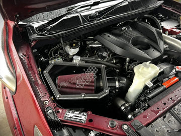 Fatz Fabrication MY20 On D-Max Airbox. Supplied with silicone dicting to turbo inlet. Dry Fatz 9" Filter. -FFBT20-AB-DF