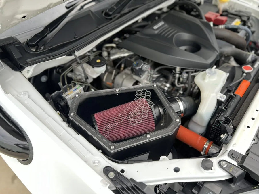 Fatz Fabrication MY20 On D-Max Airbox. Supplied with silicone dicting to turbo inlet. Dry Fatz 9