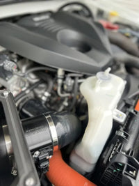 FATZ FABRICATION MY20 ON D-MAX AIRBOX. SUPPLIED WITH SILICONE DICTING TO TURBO INLET. OILED FATZ 9