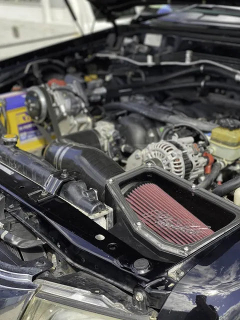 FATZ FABRICATION GU PATROL PLUMBING KIT. SUIT FATZ 4" AIRBOX TO NA LS THROTTLE BODY 100MM. NO MAF INLINE -FFGU-PL-LS-KT
