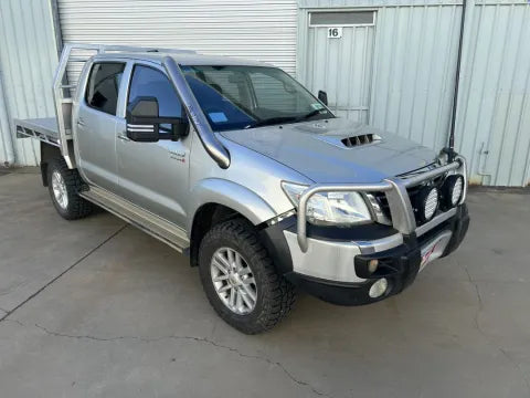 FATZ FABRICATION N70 HILUX RH SNORKEL. POLISHED FINISH. (SUIT 3" FACTORY AIRBOX)-FFN70-SNRH-SHE-POL-FAB