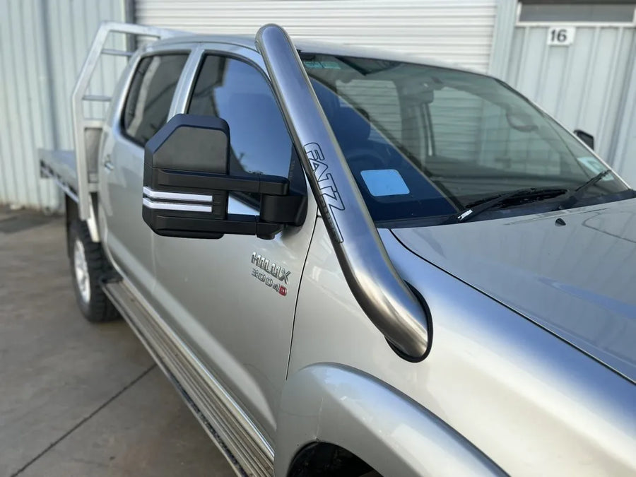 Fatz Fabrication N70 Hilux RH Snorkel. Polished finish. (Suit 4