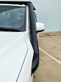 Fatz Fabrication 300 Series LH Snorkel. Polished finish. (Suit Factory Airbox inlet)-FF300-SNLH-POL-FAB