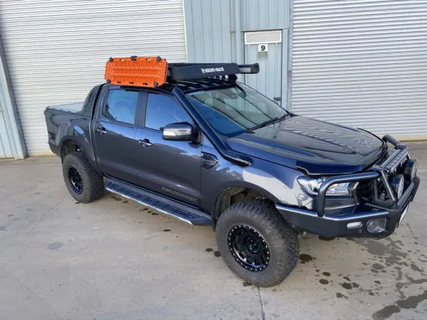 FATZ FABRICATION PX RH RAPTOR SNORKEL. POWDER COATED SATIN BLACK. SUIT BI TURBO 2.0L FACTORY ADAPTION INCLUDED-FFPX-SNRH-SPC-RPT2