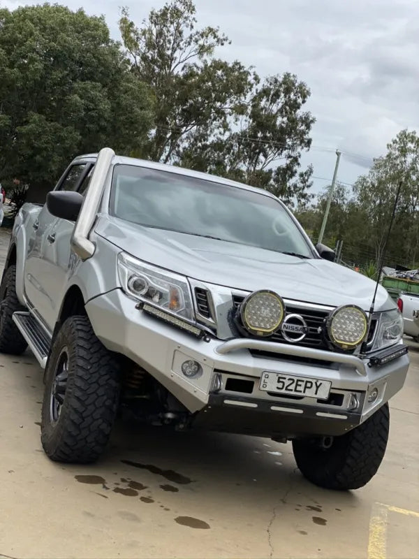 FATZ FABRICATION NP300 NAVARA RH SNORKEL. POLISHED. SUIT 3" AIRBOX INLET (FATZ & FACTORY)-FFNP-SNRH-POL-3
