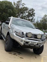 FATZ FABRICATION NP300 NAVARA RH SNORKEL. POLISHED. SUIT 3