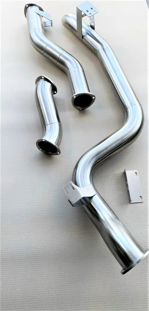 Fatz Fabrication VDJ79 Exhaust, DPF BACK 4" Suit JMACX Converted 79 With Muffler -FFVDJ79-EXH-DBK-JMX-MUF