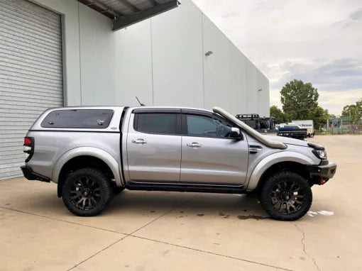 FATZ FABRICATION PX RH RAPTOR SNORKEL. POWDER COATED SATIN BLACK. SUIT BI TURBO 2.0L FACTORY ADAPTION INCLUDED-FFPX-SNRH-SPC-RPT2