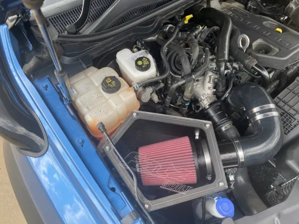 FATZ FABRICATION Px 2.0 L Bi Turbo Airbox. Oiled Air Filter. With Plumbing To Turbo Inlet. - FFPX-2-AB-OF