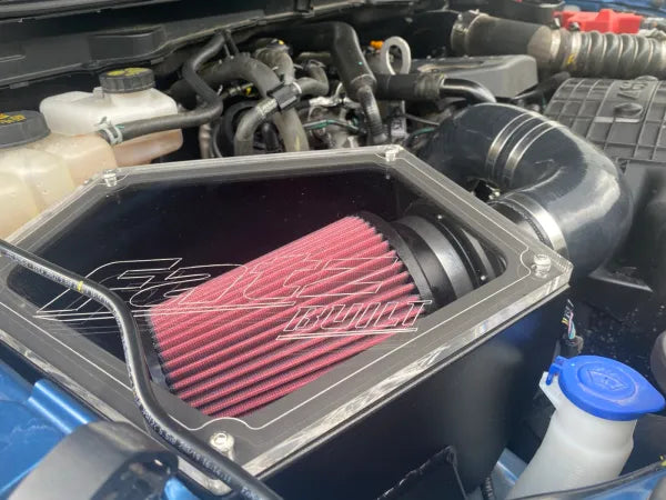 FATZ FABRICATION Px 2.0 L Bi Turbo Airbox. Oiled Air Filter. With Plumbing To Turbo Inlet. - FFPX-2-AB-OF