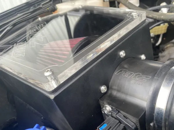 FATZ FABRICATION Px 3.2L Airbox. Dry Element Air Filter. No Plumbing Required. - FFPX-32-AB-DF