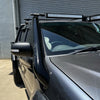 Fatz Fabrication N70 Hilux RH Snorkel. Powder coated Satin Black. (Suit 4" Fatz Airbox) -FFN70-SNRH-SHE-SPC-4