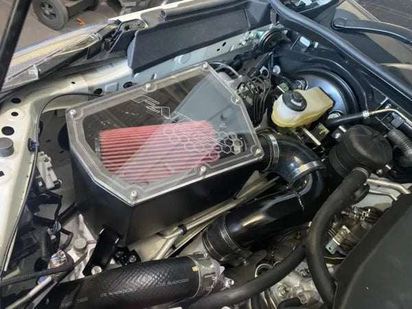 FATZ FABRICATION N80 HILUX AIRBOX. DRY ELEMENT AIR FILTER. INCLUDES PLUMBING TO INTAKE. -FFN80-AB-DF
