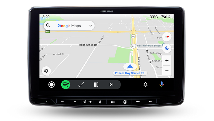 Alpine 9” Apple CarPlay / Android Auto / Primo 3.0 Navigation / HDMI / USB / Bluetooth /FLAC / DAB+ Receiver-INE-F409E