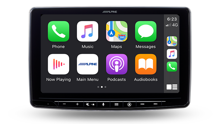 Alpine 9” Apple CarPlay / Android Auto / Primo 3.0 Navigation / HDMI / USB / Bluetooth /FLAC / DAB+ Receiver-INE-F409E