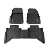 TJM DEEP DISH CAR MATS FOR ISUZU D-MAX DUAL CAB (3RD GEN) 2020+ IZD001-3D