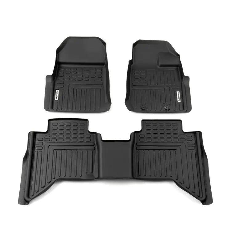 TJM DEEP DISH CAR MATS FOR ISUZU D-MAX DUAL CAB (3RD GEN) 2020+ IZD001-3D