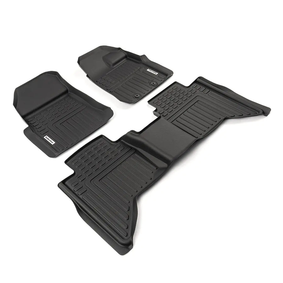 TJM DEEP DISH CAR MATS FOR ISUZU D-MAX DUAL CAB (3RD GEN) 2020+ IZD001-3D