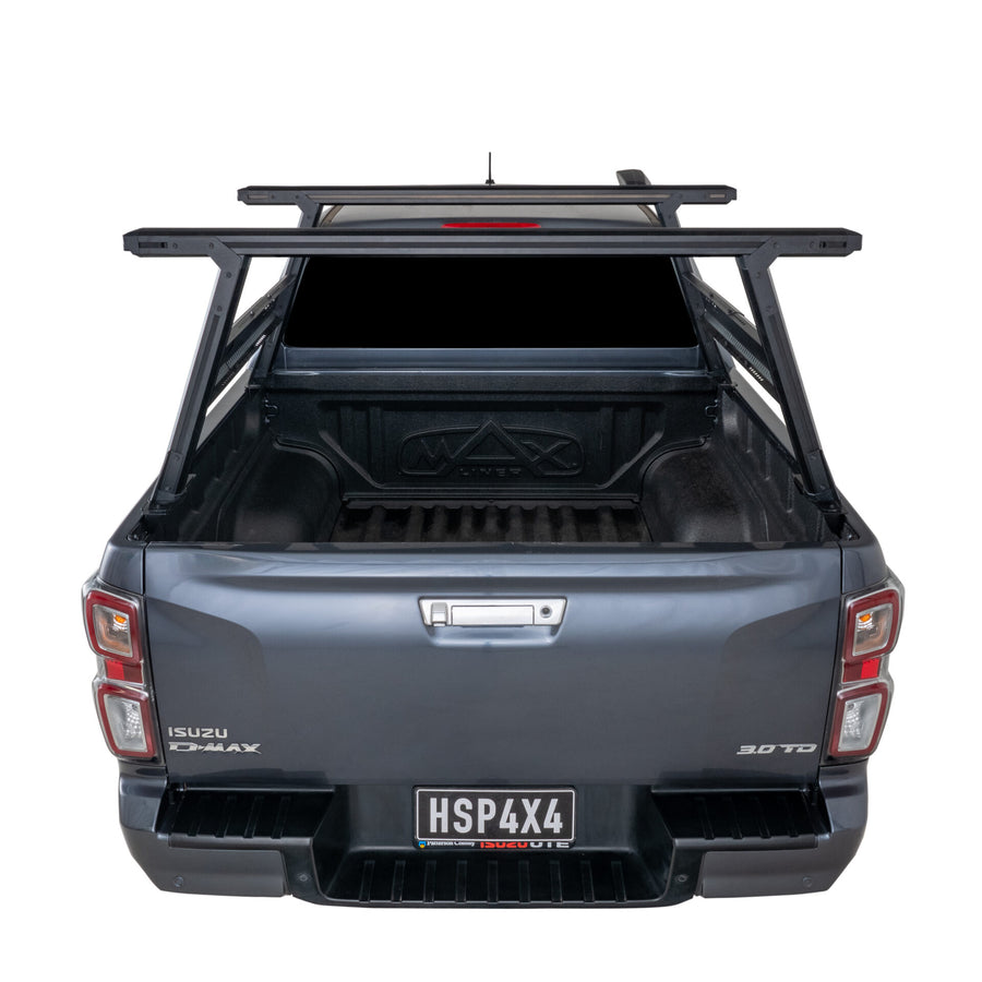 HSP Load Rack Ladder Rack suits Isuzu Dmax Gen 3 2021+
Fits Dual Cab Tub - Full set (Front & Rear Legs + Joiner Bar) -LR-T-S