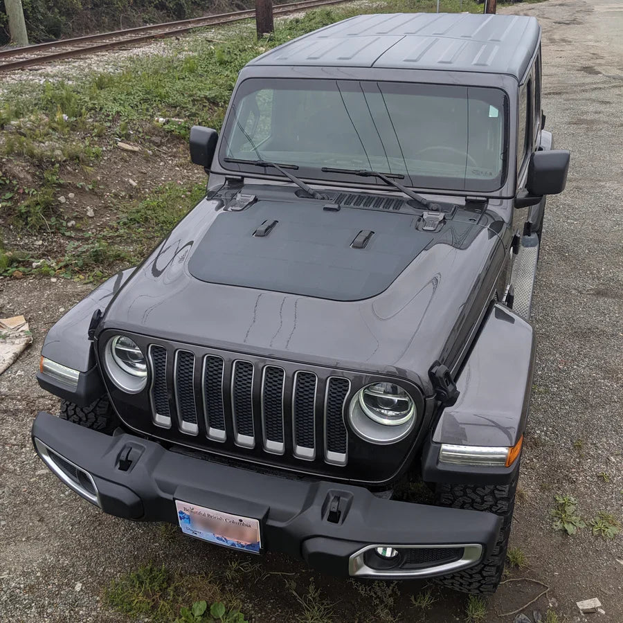 VSS Bonnet Solar Panel - Jeep Wrangler JL and Gladiator - 90-Watt