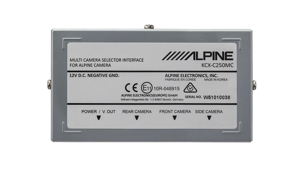 Alpine Multi-Camera Selector Interface-KCX-C250MC