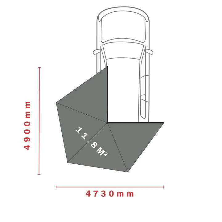 DARCHE KOZI 270 AWNING(IN STORE PICK-UP ONLY) -KSA2000