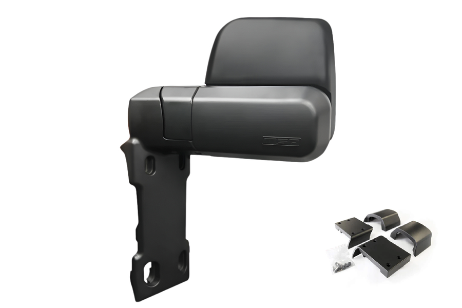 MSA TM402 TOYOTA LANDCRUISER LC70-LC79 SERIES TOWING MIRRORS (BLACK ELECTRIC BIG BASE INDICATORS) 1984-CURRENT- TM402