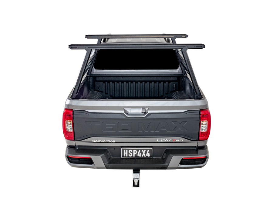 HSP Load Rack Ladder Rack suits LDV T60
Fits Dual Cab Tub - Full set (Front & Rear Legs + Joiner Bar) -LR-T-S