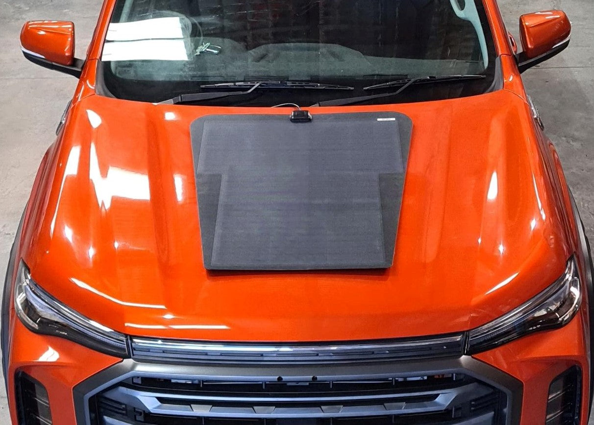 VSS Bonnet Solar Panel -  Mazda BT-50 (current model), Ford F-150 (2015-2020), Patrol Y61 (without bonnet scoop), LDV T60 Max (2023-Current), Porsche Cayenne (2003-2010)  - 90-Watt