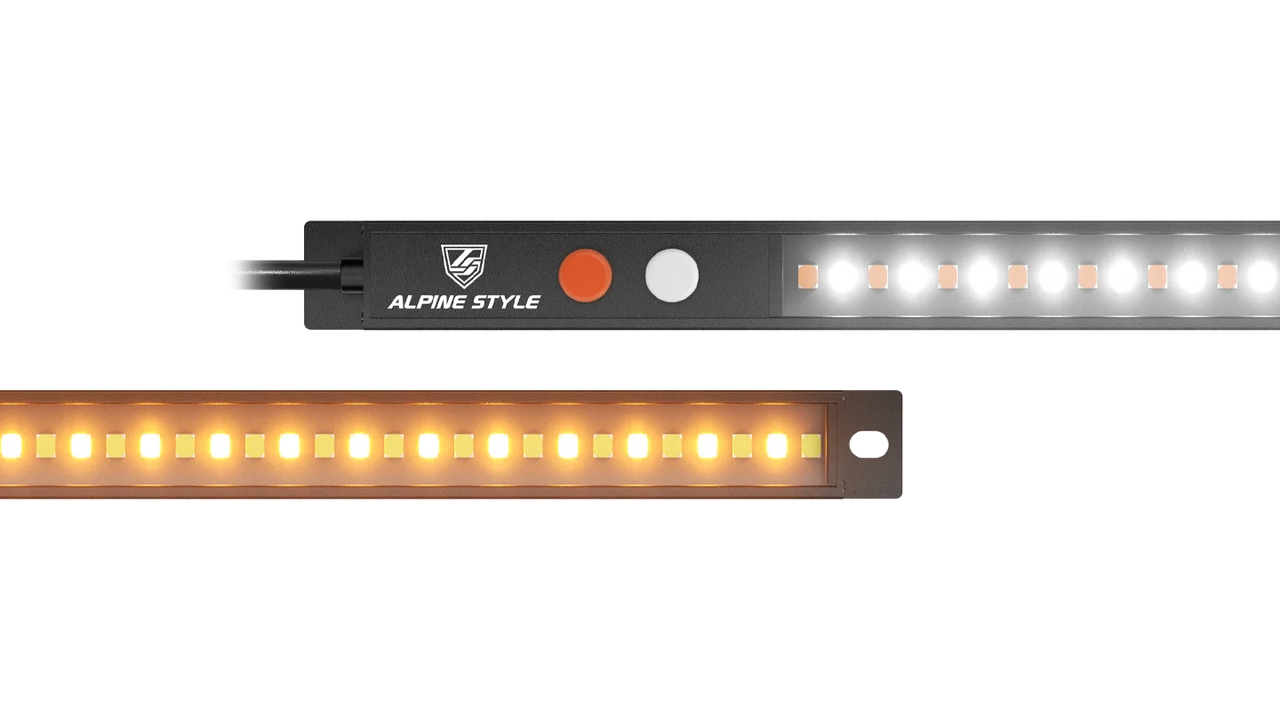 ALPINE 60CM LED Amber/White Camping Light -LXR-CL60