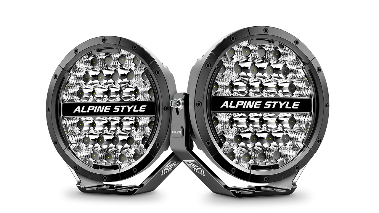 ALPINE 7-Inch SummitPro Premium LED Spotlight with DRL -LXR-SP7