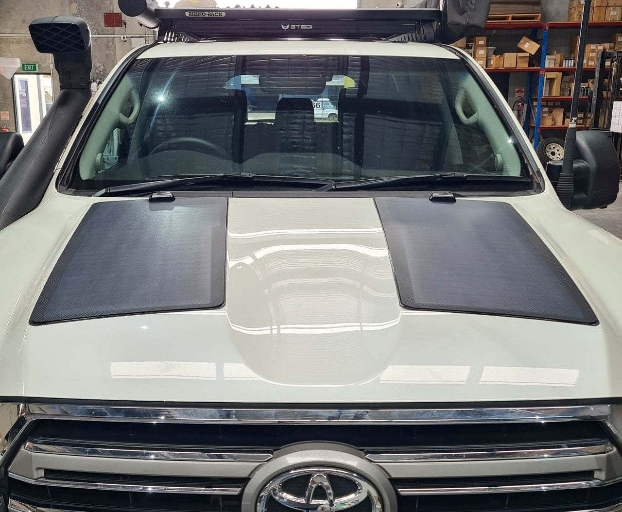 VSS Bonnet Solar Panel - Toyota Landcruiser LC200 - 100-Watt