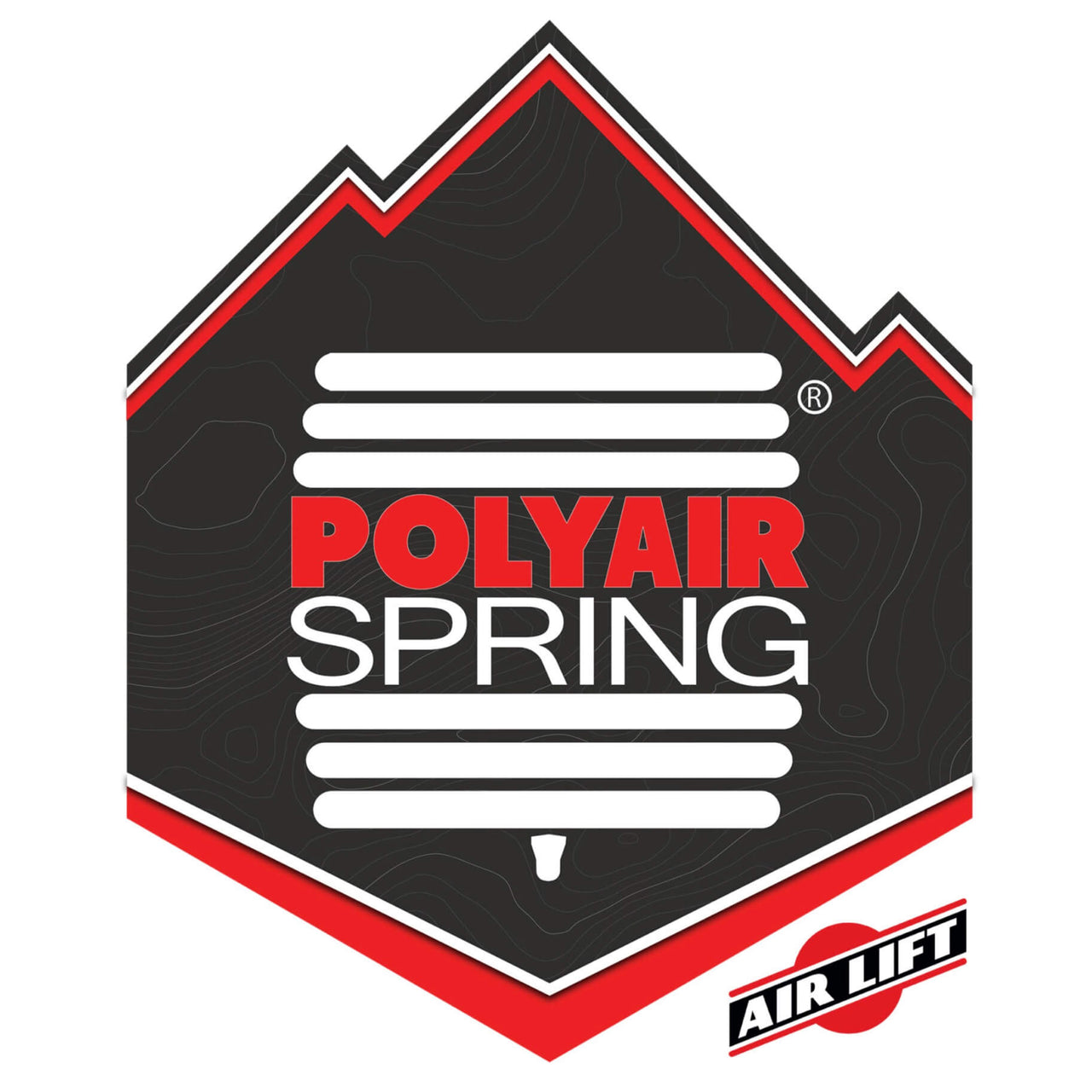 POLYAIR RED BAG AIRBAG KIT FORD EVEREST (2" RAISED) 2022-ON 95099R