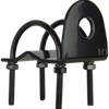 GME RIGHT ANGLE BULL BAR BRACKET - BLACK - MB024B