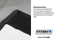 MSA 4X4 D-MAX SX/LS SINGLE CAB FRONT SEAT COVERS- 21006