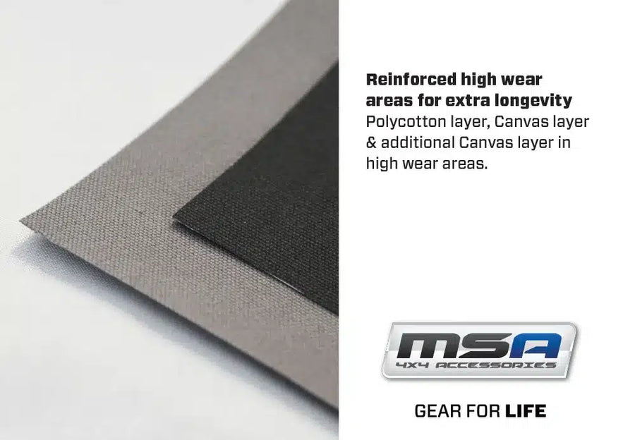 MSA 4x4 Everest Ambiente/Trend Front & Second Row Seat Covers