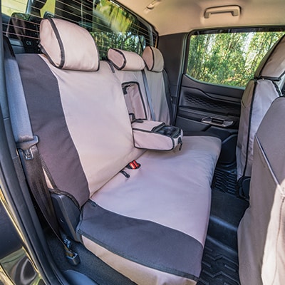 MSA 4X4 FORD RANGER PY XLT/SPORT/WILDTRAK/RAPTOR DUAL CAB REAR SEAT COVERS- 21045