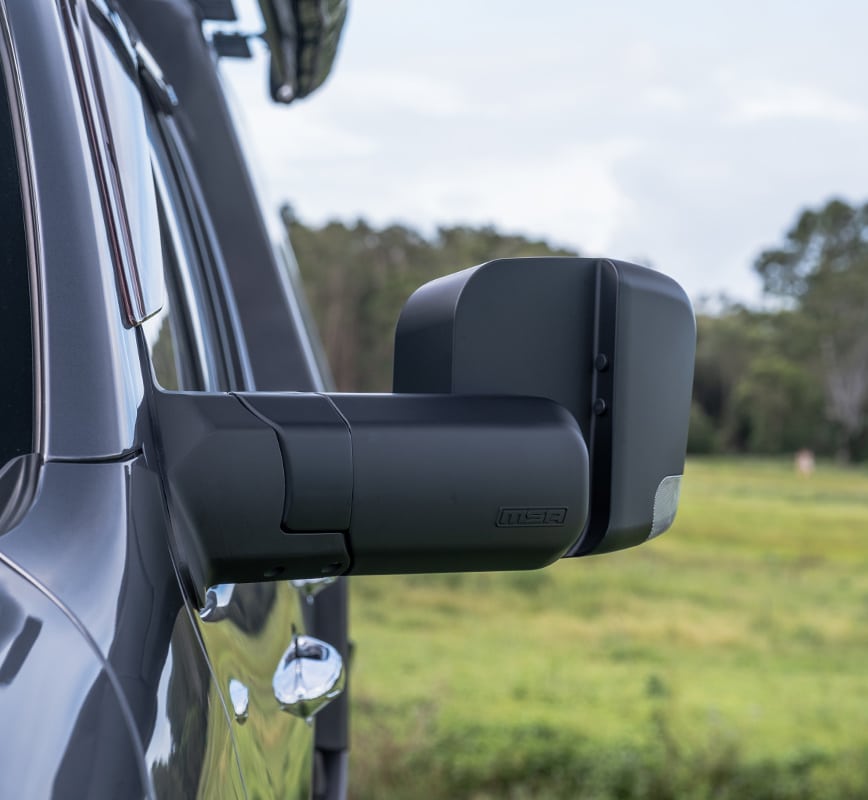 MSA 4X4 NON POWER FOLD TOWING MIRRORS TM2400 FOR TOYOTA LANDCRUISER 80,1989-1998