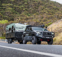 MSA TM402 TOYOTA LANDCRUISER LC70-LC79 SERIES TOWING MIRRORS (BLACK ELECTRIC BIG BASE INDICATORS) 1984-CURRENT- TM402