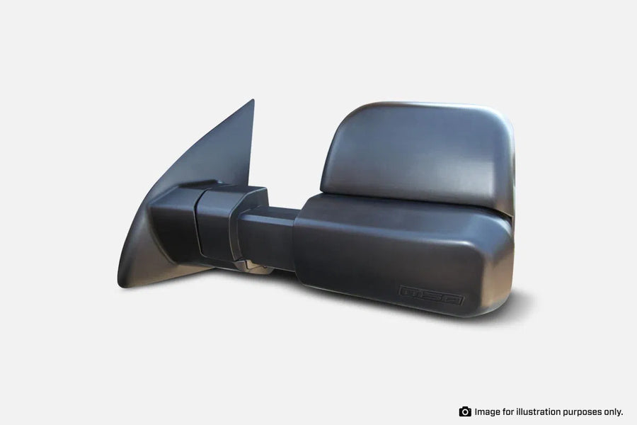 MSA TOYOTA LC100 SERIES TOWING MIRRORS (1998-2007) - TM1900 Black, Manual